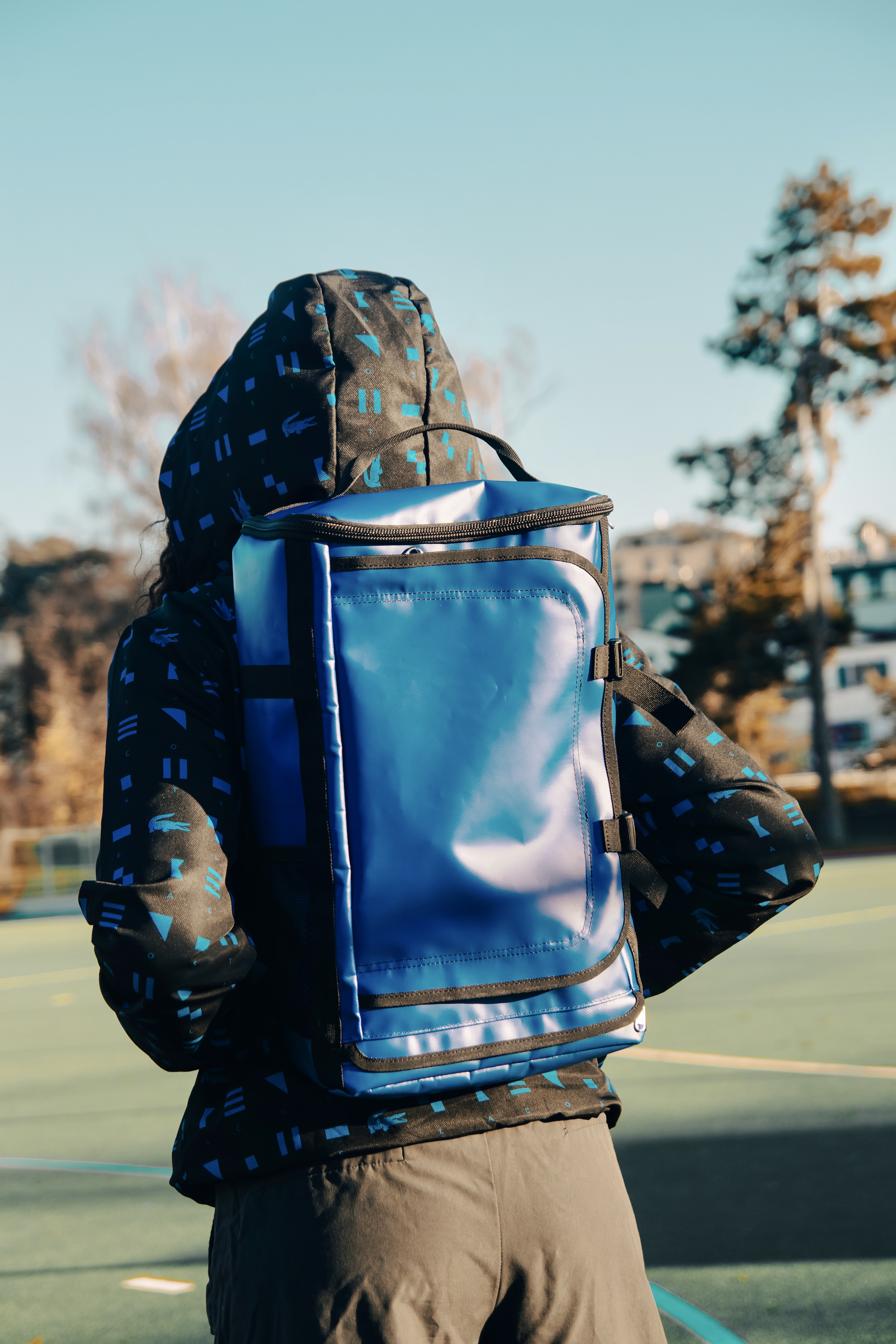 INVIA Bag bleu porté